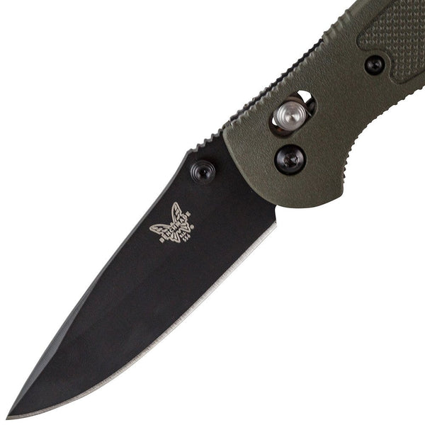Benchmade Mini-Griptilian, 556BKOD, Black Plain, Olive