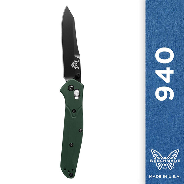 Benchmade Osborne 940BK, Black Plain, Black