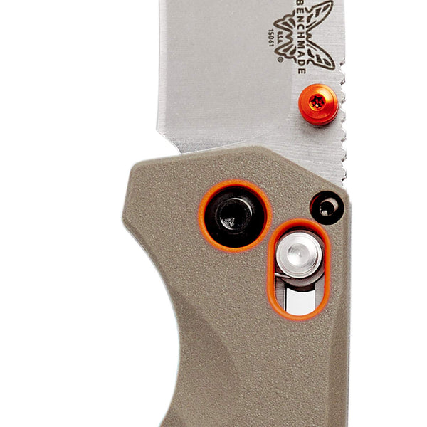 Benchmade Grizzly Ridge 15061, Satin Plain, Orange