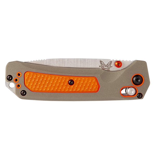 Benchmade Grizzly Ridge 15061, Satin Plain, Orange