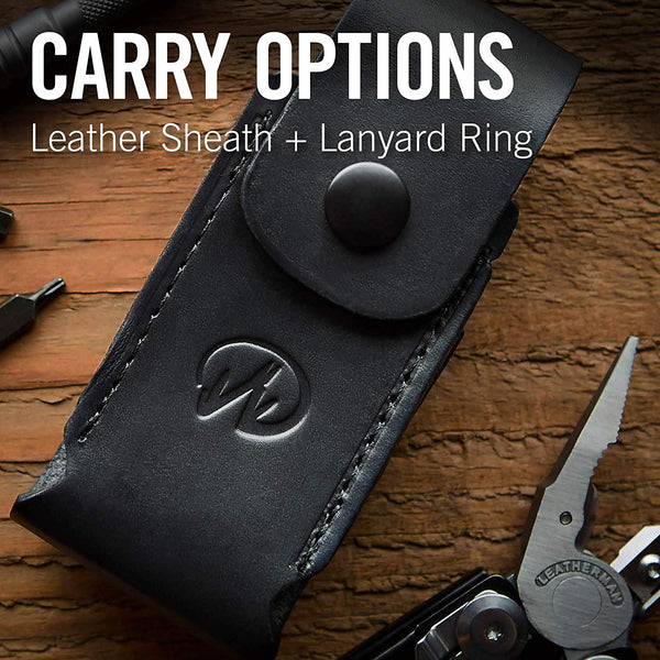 Leatherman Surge Multitool, Black with Premium Nylon Sheath (FFP)