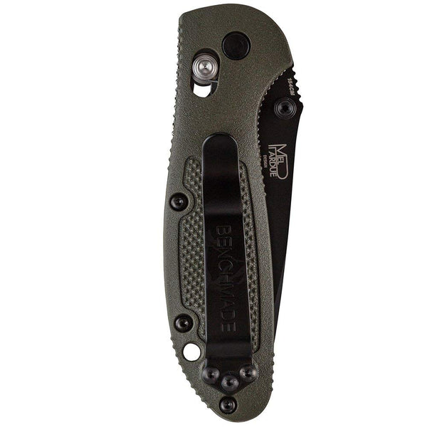 Benchmade Mini-Griptilian, 556BKOD, Black Plain, Olive