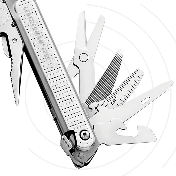 LEATHERMAN FREE P2 Multitool with Magnetic Locking with Premium Nylon Sheath