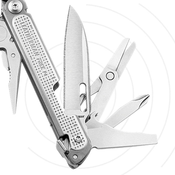 LEATHERMAN FREE P4 Multitool with Magnetic Locking, Premium Nylon Sheath and Pocket Clip