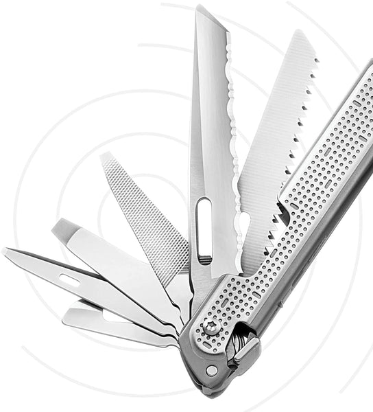 LEATHERMAN FREE P4 Multitool with Magnetic Locking, Premium Nylon Sheath and Pocket Clip