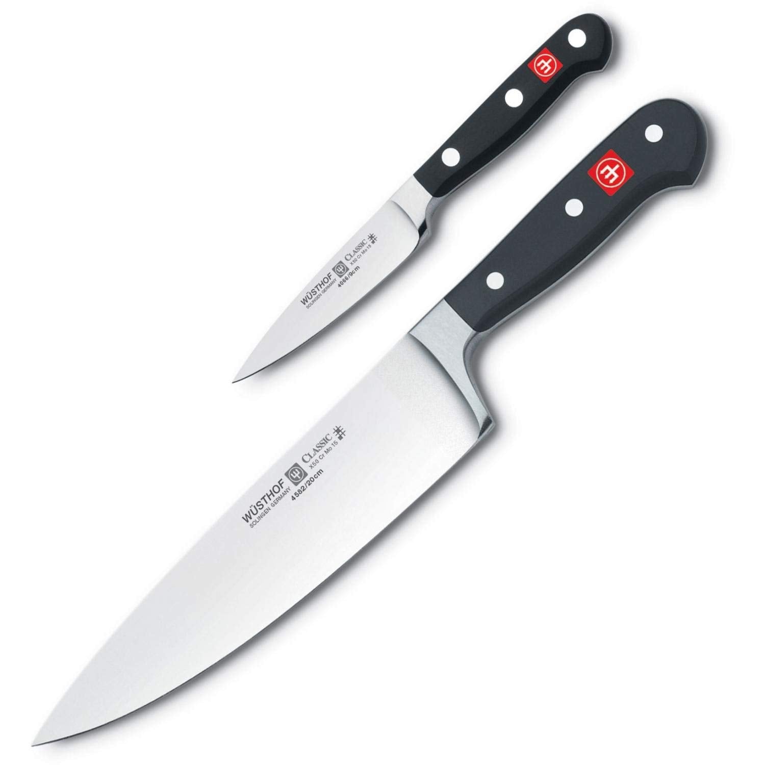 Wüsthof - Two Piece Starter Set - 3.5" Pairing Knife and 8" Cooks Knife (9755)