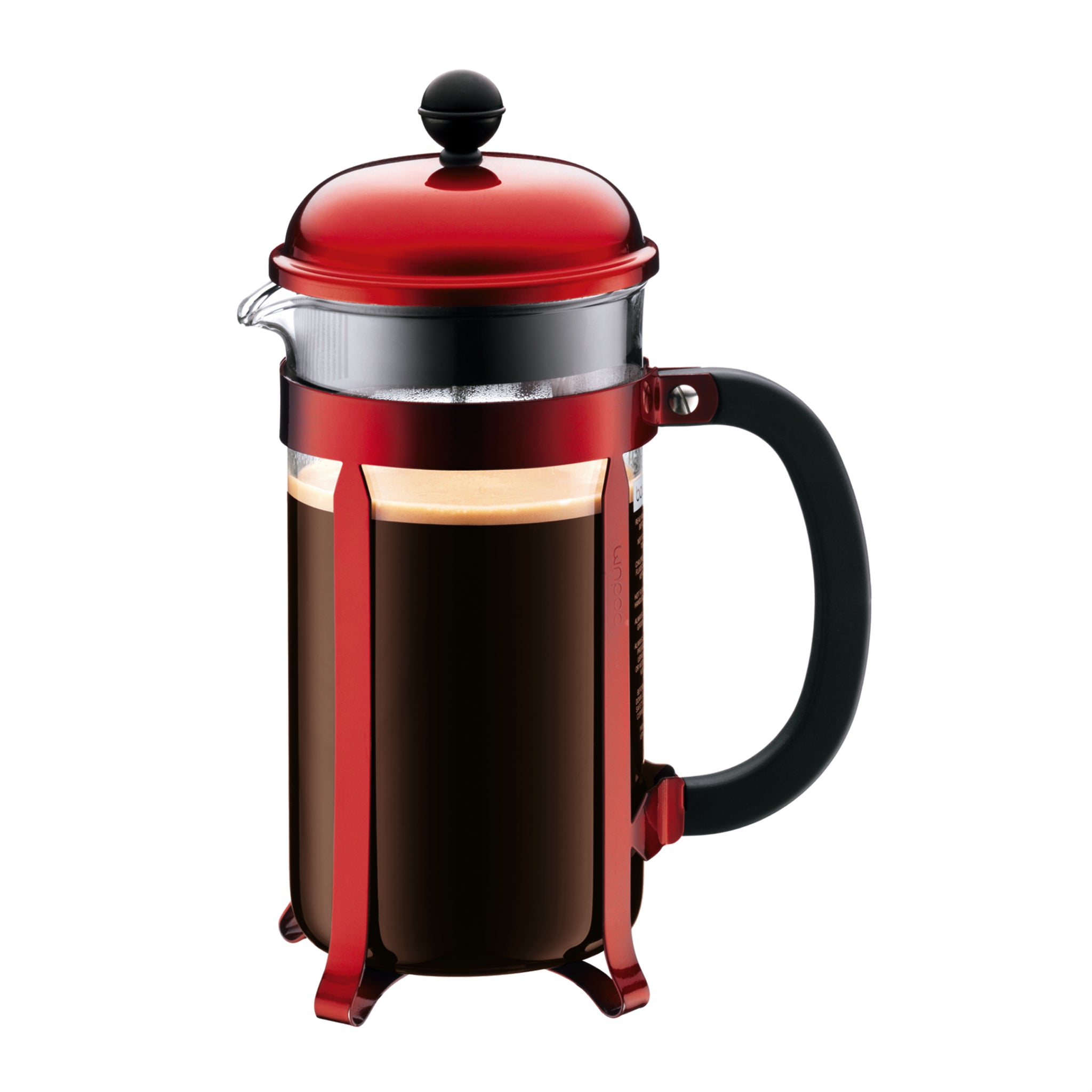 Bodum Chambord 8 Cup Coffee Maker 34oz Metallic Red